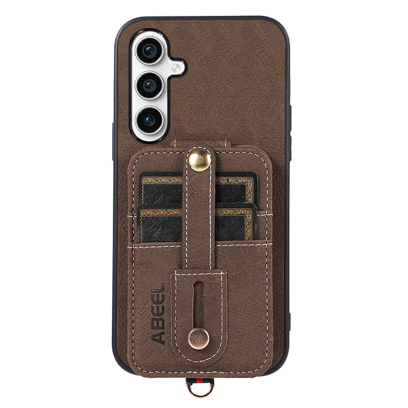ABEEL Style 02 For Samsung Galaxy S23 FE Vertical Flip Card Slots Kickstand Case Litchi Texture PU Leather TPU PC Phone Cover ABEEL Style 02 For Samsung Galaxy S23 FE Vertical Flip Card Slots Kickstand Case Litchi Texture PU Leather TPU PC Phone Cover